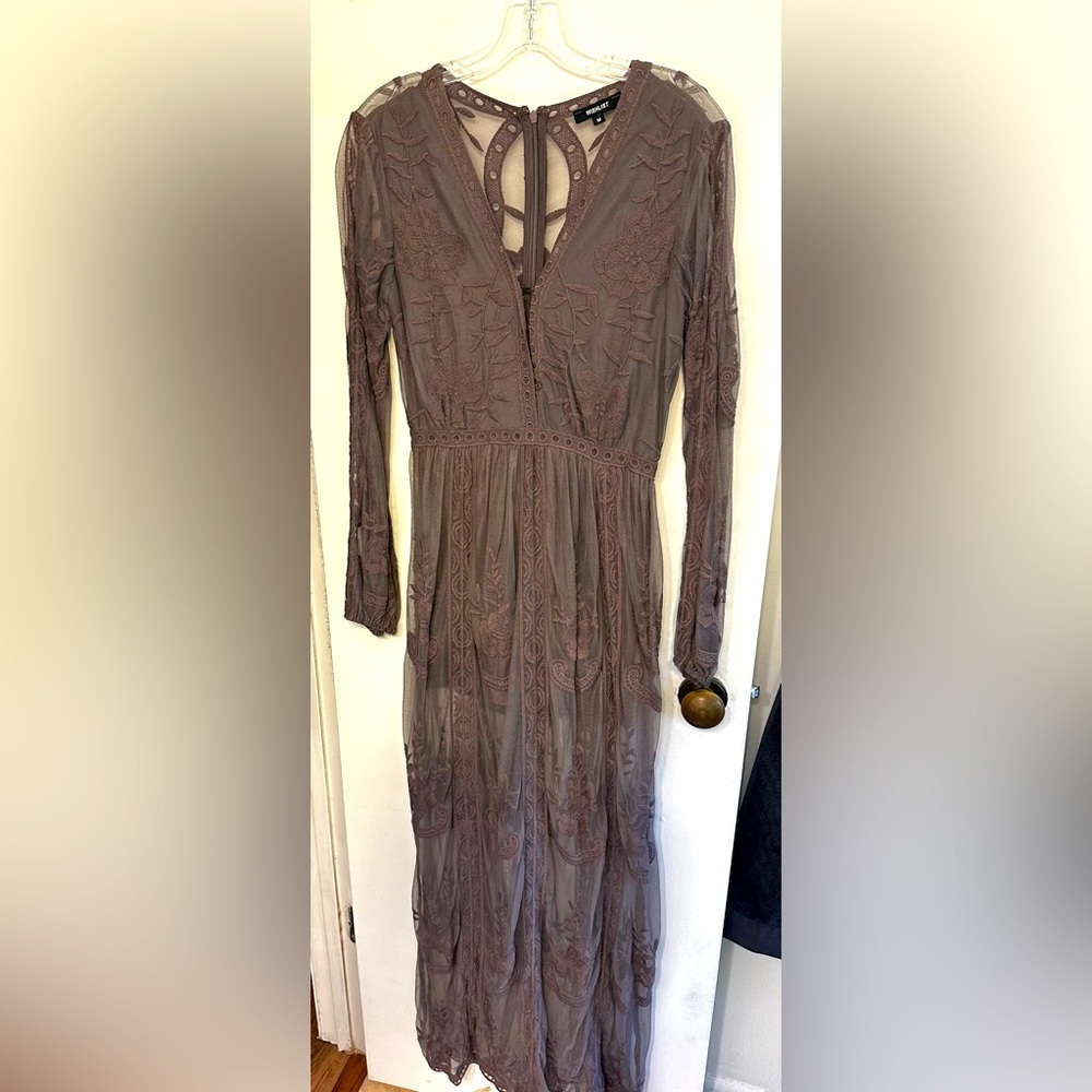 Sheer maxi dress